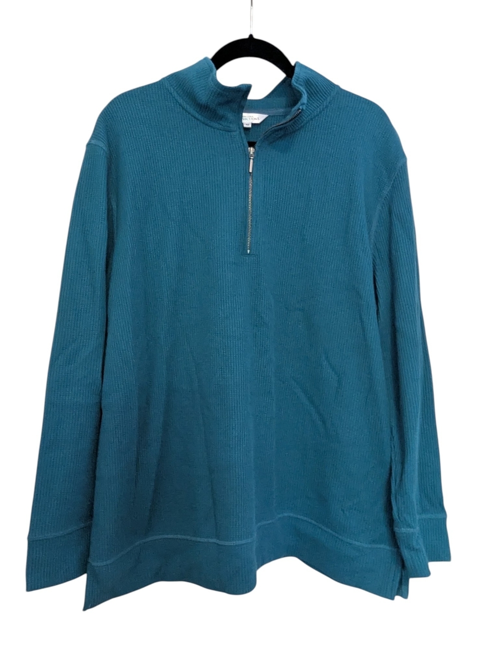 Northern Reflections Teal Half-Zip Tunic